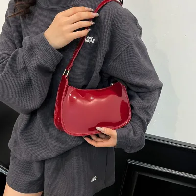 Retro High-End PU Leather Shoulder Bag 